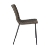 Design Warehouse - 127484 - Terri Outdoor Dining Side Chair  - Charcoal cc