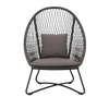 Design Warehouse - Zaha Outdoor Lounge Chair (High Back Cross Weave) 42222934688043- cc
