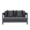 Design Warehouse - 128292 - Amalfi Aluminium Outdoor Club Chair  - Charcoal