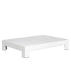 Design Warehouse - 128301 - Amalfi Aluminium Outdoor Coffee Table  - White