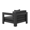 Design Warehouse - 128302 - Amalfi Aluminium Outdoor Corner Left  - Charcoal