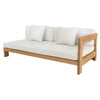 Picture of Amalfi Teak Left-Arm Outdoor Sectional End Piece