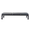 Design Warehouse - 128409 - Amazon Aluminium Sun Lounger (Lava Carbon) with Sunbrella Cushion (Natté Charcoal Chiné)  - Lava Carbon