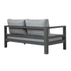 Design Warehouse - 126910 - Amazon Aluminum Outdoor Sectional Right Sofa  - Charcoal cc