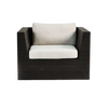 Design Warehouse - 124268 - Antonio Outdoor Wicker Club Chair  - Java cc