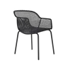Design Warehouse - 128138 - Ben Outdoor Wicker Dining Arm Chair  - Lava cc cc