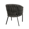 Design Warehouse - 127131 - Bianca Outdoor Rope Dining Chair  - Coal cc