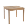 Design Warehouse - Bistro Style Square Teak Table 42042009682219- cc