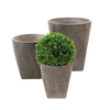 Design Warehouse - Blok Outdoor Concrete Round Planters 42210454602027- cc