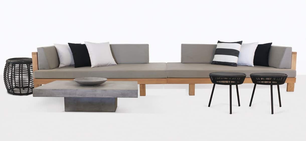 designer outdoor sectional furniture range