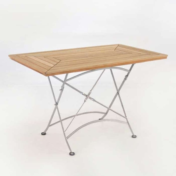 cafe rectangle teak dining table