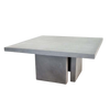 Design Warehouse - 124757 - Raw Concrete Dining Table  - L 160 x W 160 x H 75 cm cc