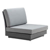 Picture of Crete Aluminium Outdoor Sectional Centre - Charcoal