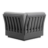 Design Warehouse - 127461 - Crete Aluminum Outdoor Sectional Corner  - Charcoal