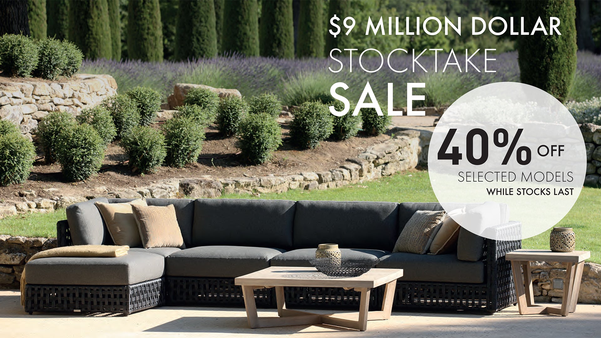 Design Warehouse Stocktake Sale