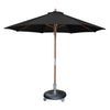 Design Warehouse Dixon Agora Round Market Umbrella Black 128354