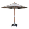 Design Warehouse Dixon Agora Round Market Umbrella Grey 128365