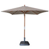 Design Warehouse Dixon Agora Square Market Umbrella Taupe 128368