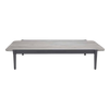 Design Warehouse - 128184 - Escape Aluminium and Teak Coffee Table  - Graphite cc