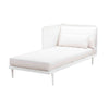 Design Warehouse - 128142 - Escape Sectional Chaise Longue Arm Right  - Stonewhite