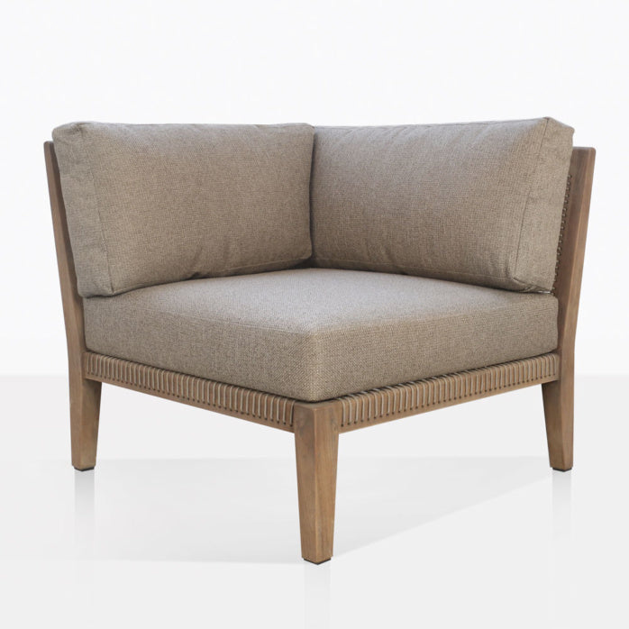 Sectional Corner Chair With Three Cushions