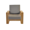 Design Warehouse - Havana Teak Outdoor Club Chair 42279745093931- cc