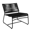 Design Warehouse - 127344 - Komodo Outdoor Relaxing Chair (Black)  - Black cc