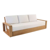 Design Warehouse - Kuba Teak Outdoor Sofa 42147079520555- cc