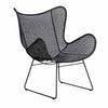 Design Warehouse - 128322 - Lilly Outdoor Wing Chair (Lava)  - Lava
