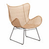 Picture of Lilly Outdoor Wing Lounge Chair - Natural Espresso