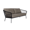 Design Warehouse - 127340 - Lola Outdoor Rope Sofa (Black)  - Black cc