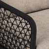 Design Warehouse - 127340 - Lola Outdoor Rope Sofa (Black)  - Black