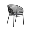 Louis wicker dining armchair lava 128136