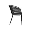 Louis wicker dining armchair lava 128136