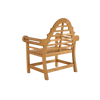 Design Warehouse - Lutyens Teak Relaxing Outdoor Chair 42147144958251- cc