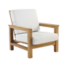 Design Warehouse - Monterey Teak Outdoor Club Chair 42147236151595- cc