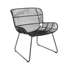 Design Warehouse - 126208 - Nairobi Woven Relaxing Chair  - Black cc