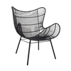 Design Warehouse - 127026 - Nairobi Wing Relaxing Chair  - Black cc