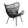 Design Warehouse - 127026 - Nairobi Wing Relaxing Chair  - Black cc