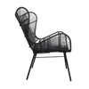 Design Warehouse - 127026 - Nairobi Wing Relaxing Chair  - Black cc