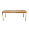 Design Warehouse - Nova Fixed Rectangle Outdoor Dining Table (with Umbrella Hole) 42211904127275- cc