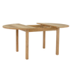 Design Warehouse - Nova Round Teak Extension Table 120cm > 170cm 42147304145195- cc