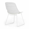 Design Warehouse - 127343 - Oliver Outdoor Wicker Dining Side Chair  - White