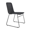 Design Warehouse - 127053 - Olivia Dining Side Chair (Black)  - Black cc