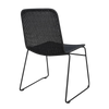Design Warehouse - 127053 - Olivia Dining Side Chair (Black)  - Black cc