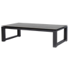 Design Warehouse - 127482 - Paros Aluminium Outdoor Coffee Table (Charcoal) with Ceramic Top (Concrete Look)  - Charcoal cc