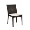 Design Warehouse - 124310 - Romansa Wicker Dining Side Chair  - Java cc