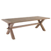 Picture of Rustic Reclaimed Teak X-Leg Dining Table