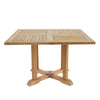 Picture of Square Teak Pedestal Dining Table