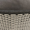 Design Warehouse - 127134 - Studio Rope Relaxing Chair Two Tone Weave (Coal)  - Blend Coal